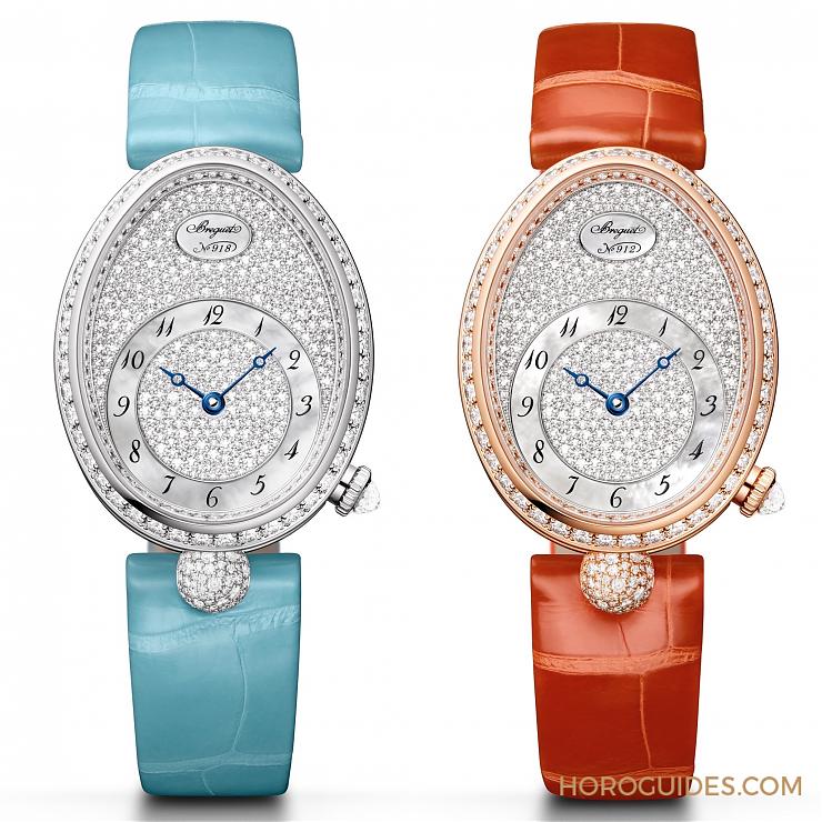 BREGUET - REINE DE NAPLES - 8938BB/8D/964 DD0D - 璀璨絕美！以雪花鑲嵌入作｜Breguet Reine de Naples 8938仕女鑽錶 