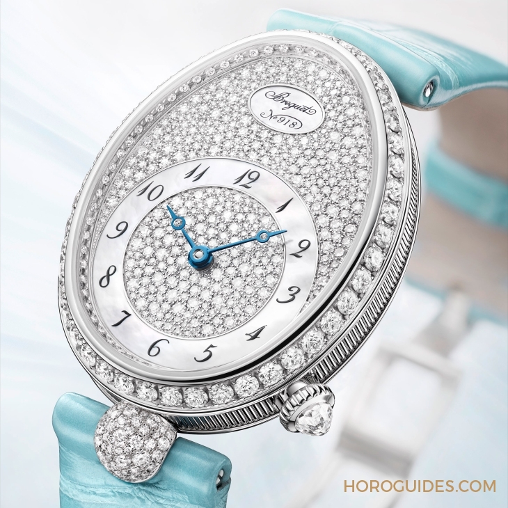 BREGUET - REINE DE NAPLES - 8938BB/8D/964 DD0D - 璀璨絕美!以雪花鑲嵌入作|Breguet Reine de Naples 8938仕女鑽錶