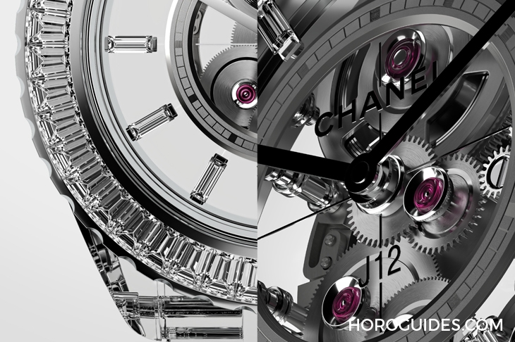 CHANEL - J12 - H6825 - 創意至上背後的工藝精隨|CHANEL Caliber 3.1機芯的透明美學