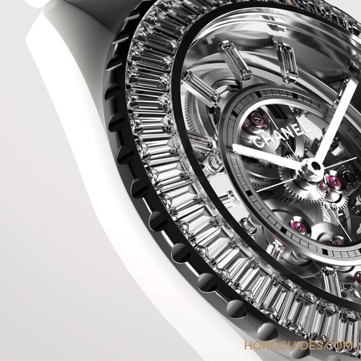 CHANEL - J12 - H6825 - 創意至上背後的工藝精隨|CHANEL Caliber 3.1機芯的透明美學