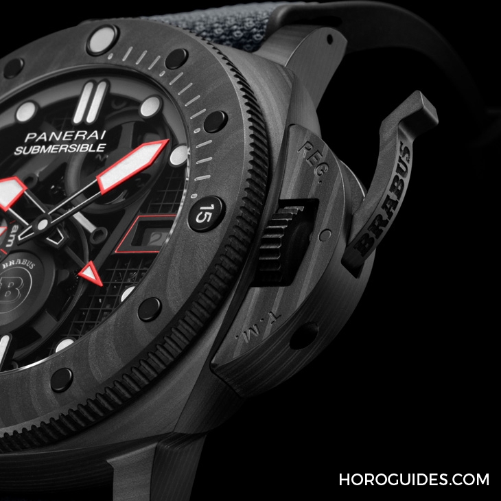 PANERAI - SUBMERSIBLE - PAM01240 - 改裝至尊BRABUS附體!頂尖交鋒之作PANERAI Submersible S BRABUS Black Ops腕錶-PAM01240