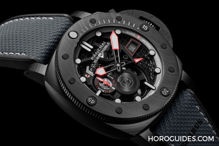 PANERAI - SUBMERSIBLE - PAM01240 - 改裝至尊BRABUS附體!頂尖交鋒之作PANERAI Submersible S BRABUS Black Ops腕錶-PAM01240