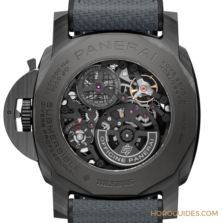 PANERAI - SUBMERSIBLE - PAM01240 - 改裝至尊BRABUS附體!頂尖交鋒之作PANERAI Submersible S BRABUS Black Ops腕錶-PAM01240
