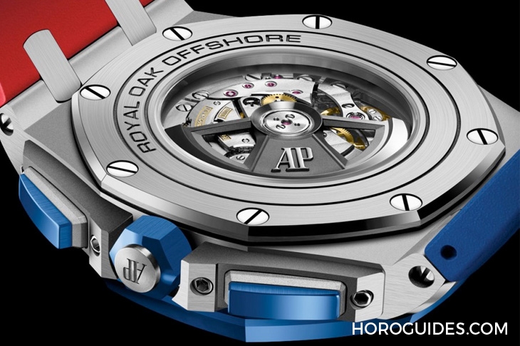 AUDEMARS PIGUET - ROYAL OAK OFFSHORE - 26400SO.OO.A502CA.01 - 這配色,許你成為目光焦點的超能力|愛彼皇家橡樹離岸型自動上鍊計時碼錶特別版
