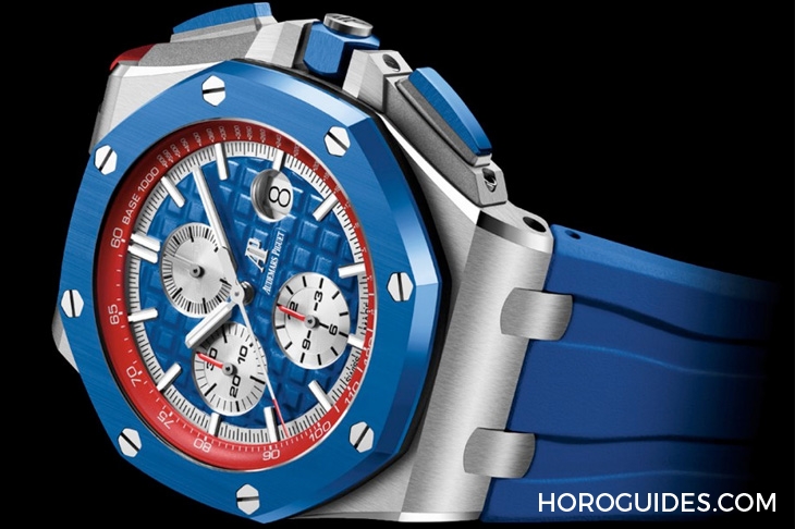AUDEMARS PIGUET - ROYAL OAK OFFSHORE - 26400SO.OO.A502CA.01 - 這配色,許你成為目光焦點的超能力|愛彼皇家橡樹離岸型自動上鍊計時碼錶特別版
