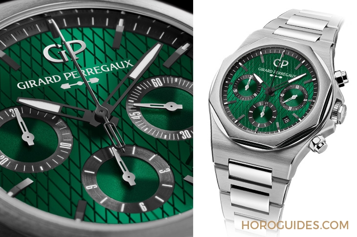 GIRARD-PERREGAUX - LAUREATO - 81020-11-001-11A - 有一種綠,叫做英國賽車綠|GP Laureato桂冠系列Aston Martin特別版計時腕錶