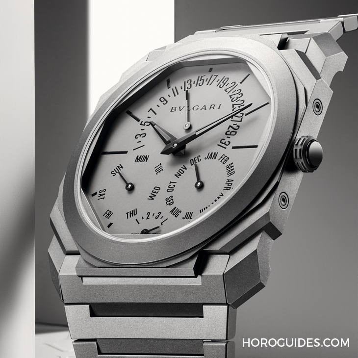 BVLGARI - OCTO - 103200 - 製錶界最高榮譽加持！BVLGARI Octo Finissimo超薄萬年曆腕錶鈦金屬款獲2021 GPGH金指針獎