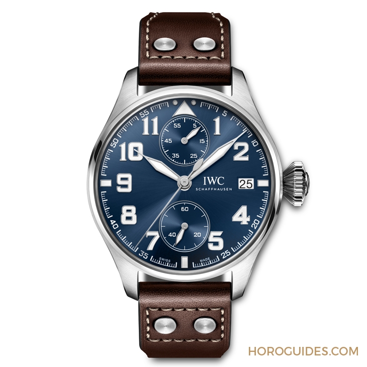 IWC - PILOT - IW515202 - 第一只有計時功能的大飛｜IWC大型飛行員系列單按鈕腕錶「小王子」特別版腕錶