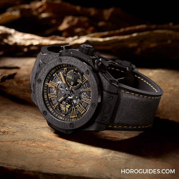 HUBLOT - BIG BANG - 421.CI.0190.VR.OPX21 - 非古第一雪茄Arturo Fuente家族榮光印記上身|Hublot Big Bang Unico Arturo Fuente飛返計時限量錶