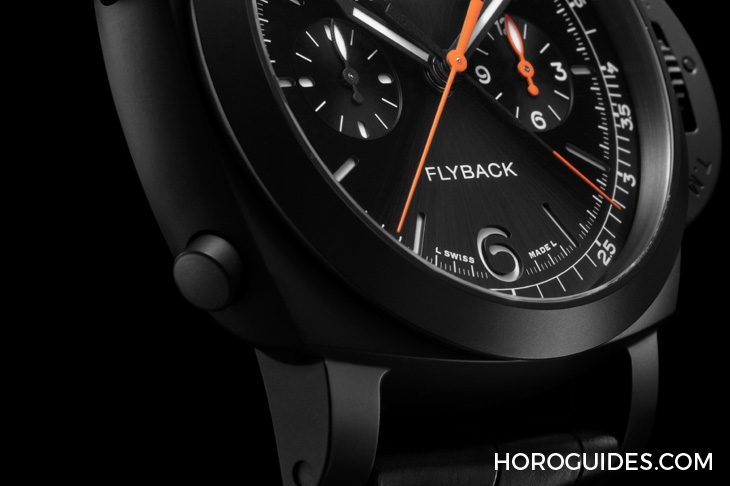 PANERAI - LUMINOR - PAM01298 - 黑陶瓷、分秒計時中置,型格技術兼備|Panerai Luminor飛返計時陶瓷腕錶44毫米-PAM01298