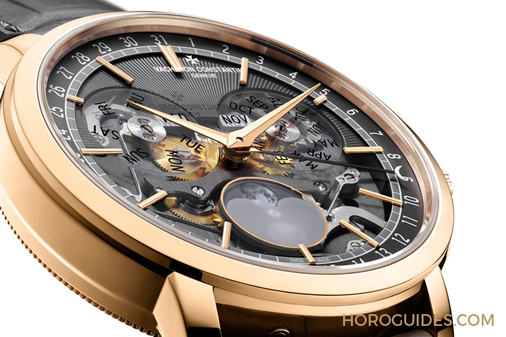 VACHERON CONSTANTIN - TRADITIONNELLE - 4020T/000G-B655 - 穿透面盤，直視沉穩閃耀的機芯運轉｜江詩丹頓Traditionnelle全日曆鏤雕腕錶