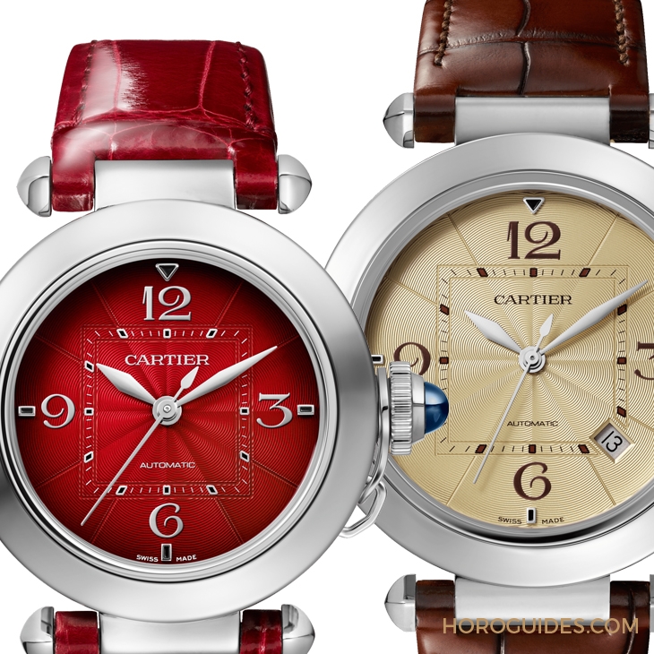 CARTIER - PASHA DE CARTIER - 新春賀歲,單次發行!Pasha de Cartier腕錶經典紅、香檳金面盤限定上市