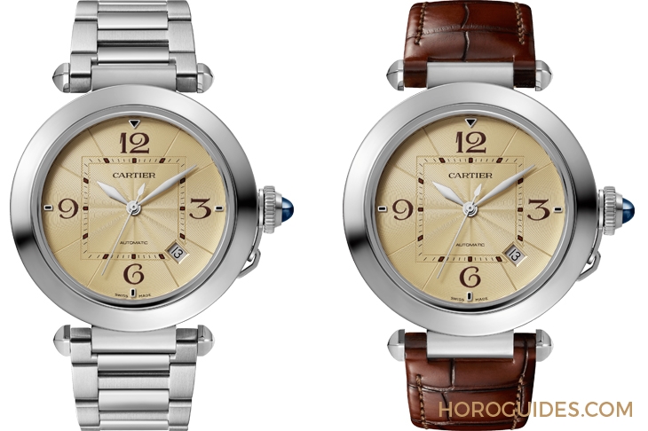 CARTIER - PASHA DE CARTIER - 新春賀歲,單次發行!Pasha de Cartier腕錶經典紅、香檳金面盤限定上市