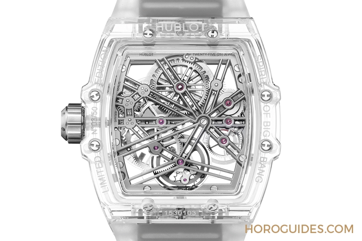 HUBLOT - SPIRIT OF BIG BANG - 645.JX.5120.RT - 直搗靈魂的爆炸性美學|Hublot Spirit Of Big Bang 陀飛輪5日鍊腕錶-白色碳纖維款、藍寶石款
