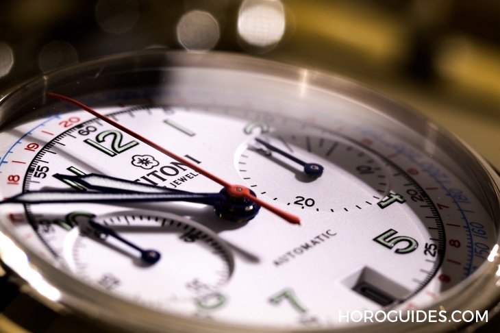 TITONI - HERITAGE - 94020 S-680 - 你要復刻古董味還是摩登熊貓面？Titoni Heritage計時碼錶94019與94020