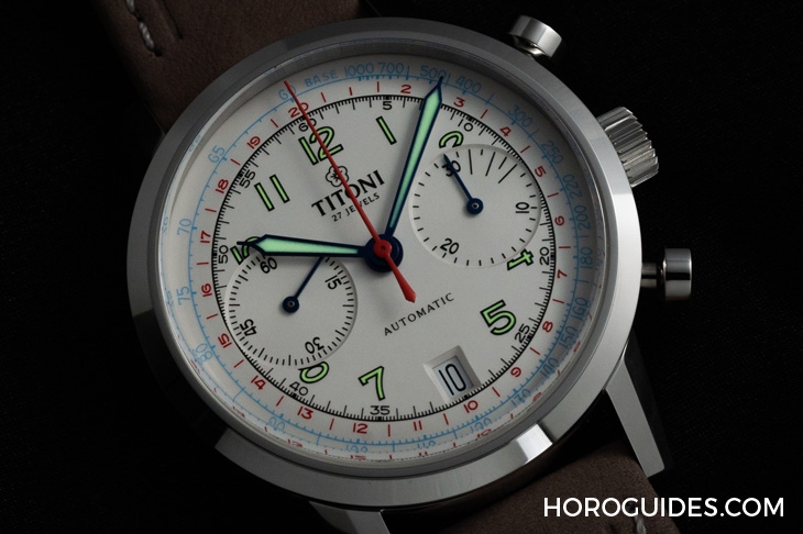 TITONI - HERITAGE - 94020 S-680 - 你要復刻古董味還是摩登熊貓面？Titoni Heritage計時碼錶94019與94020