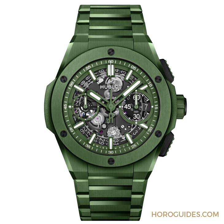 HUBLOT - BIG BANG - 451.EX.5120.EX - 陶瓷錶王點名2022年度主流色!Hublot大爆炸鍊帶腕錶啟動四款包色行動