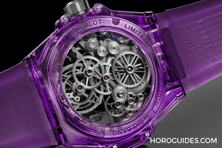 Hublot推出全球首見紫色藍寶石腕錶&旗下第一款鈦金屬鍊帶