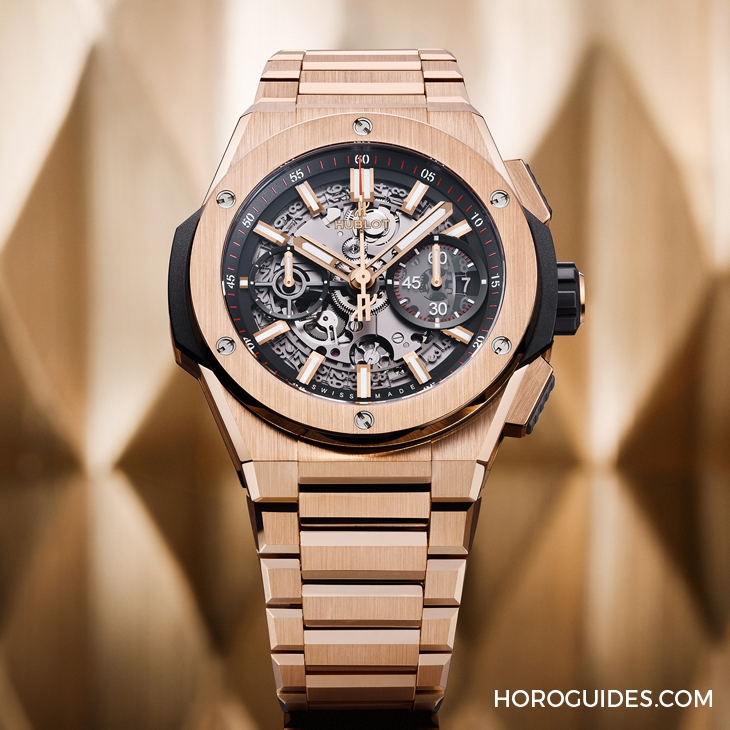 HUBLOT - BIG BANG - 451.NX.1170.NX - 研究!Hublot Big Bang Integral一體式鍊帶腕錶的手上效果為何格外流暢又閃耀?