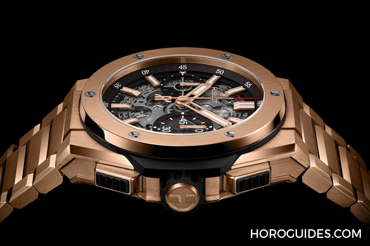 HUBLOT - BIG BANG - 451.NX.1170.NX - 研究!Hublot Big Bang Integral一體式鍊帶腕錶的手上效果為何格外流暢又閃耀?