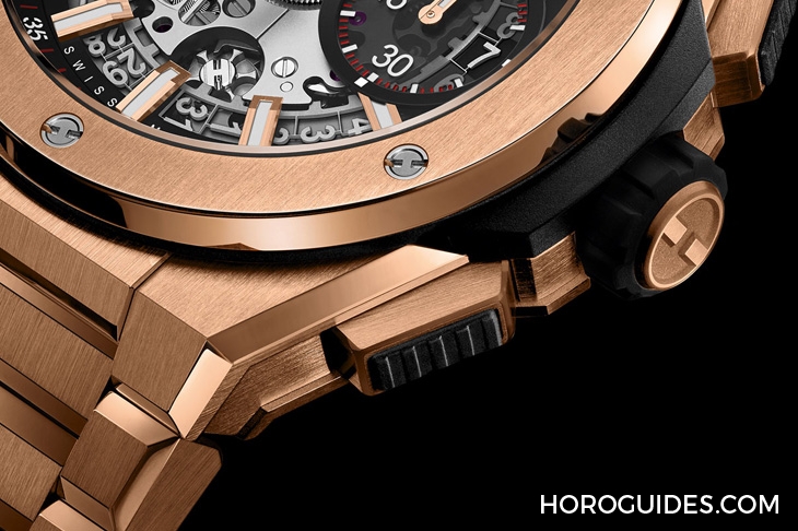 HUBLOT - BIG BANG - 451.NX.1170.NX - 研究!Hublot Big Bang Integral一體式鍊帶腕錶的手上效果為何格外流暢又閃耀?