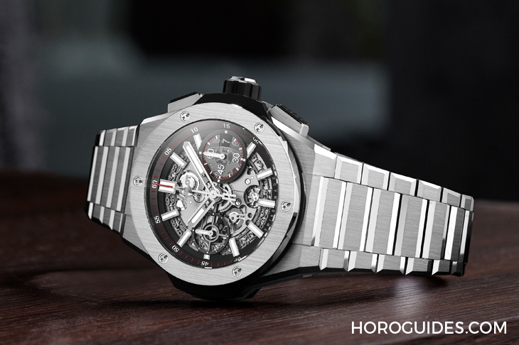 HUBLOT - BIG BANG - 451.NX.1170.NX - 研究!Hublot Big Bang Integral一體式鍊帶腕錶的手上效果為何格外流暢又閃耀?