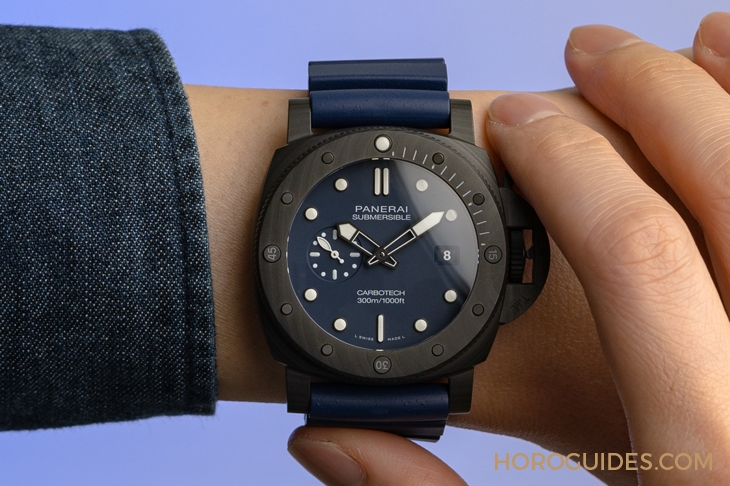 PANERAI - SUBMERSIBLE - PAM01391 - 大熱藍面、新規格44mm!沛納海Submersible QuarantaQuattro PAM01232和PAM01391