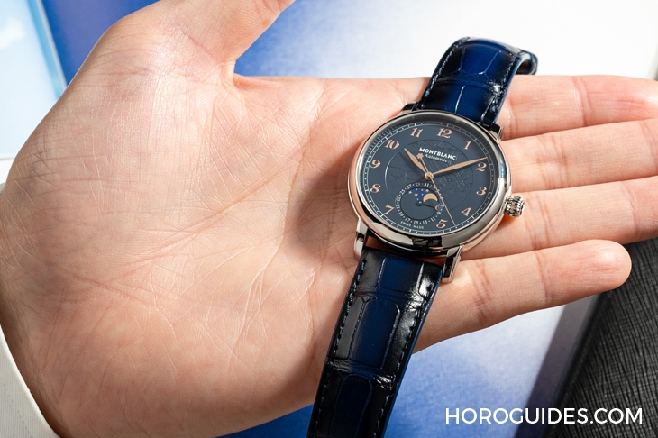 MONTBLANC - STAR - 129626 - 冰川紋藍面，暮色下的白朗峰頂印象｜Montblanc明星傳承系列限量新作