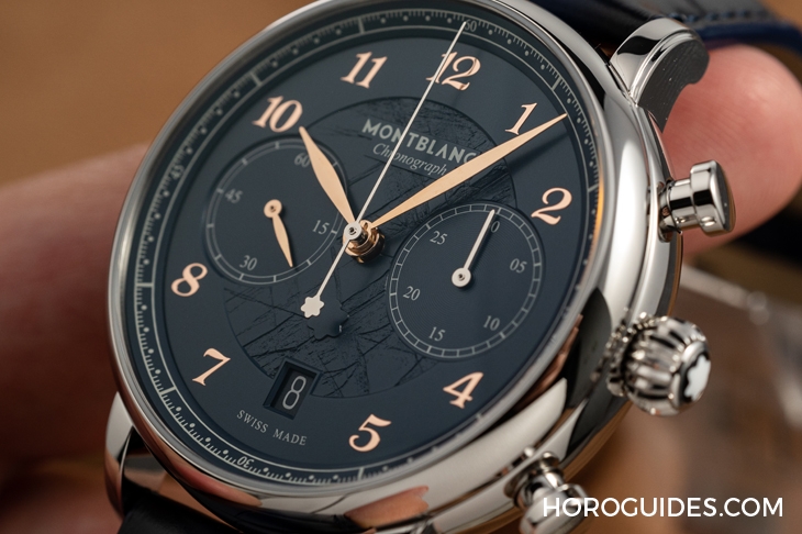 MONTBLANC - STAR - 129626 - 冰川紋藍面，暮色下的白朗峰頂印象｜Montblanc明星傳承系列限量新作