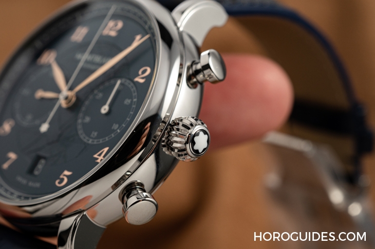 MONTBLANC - STAR - 129626 - 冰川紋藍面，暮色下的白朗峰頂印象｜Montblanc明星傳承系列限量新作