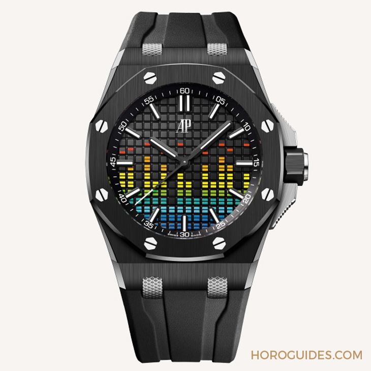 AUDEMARS PIGUET - ROYAL OAK OFFSHORE - 15600CE.OO.A002CA.01 - 這不是P圖!在經典格紋上大做音樂,愛彼皇家橡樹離岸型音樂特別版