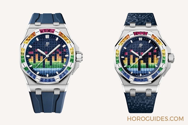 AUDEMARS PIGUET - ROYAL OAK OFFSHORE - 15600CE.OO.A002CA.01 - 這不是P圖!在經典格紋上大做音樂,愛彼皇家橡樹離岸型音樂特別版