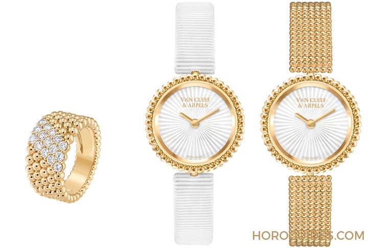 VAN CLEEF & ARPELS - PERLEE - VCARPBKK00 - 金質圓珠的流光溢彩，歡欣愉快的時光軌跡：梵克雅寶Perlée系列腕錶新作