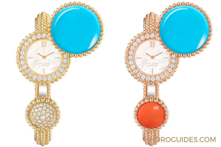 VAN CLEEF & ARPELS - PERLEE - VCARPBKK00 - 金質圓珠的流光溢彩，歡欣愉快的時光軌跡：梵克雅寶Perlée系列腕錶新作