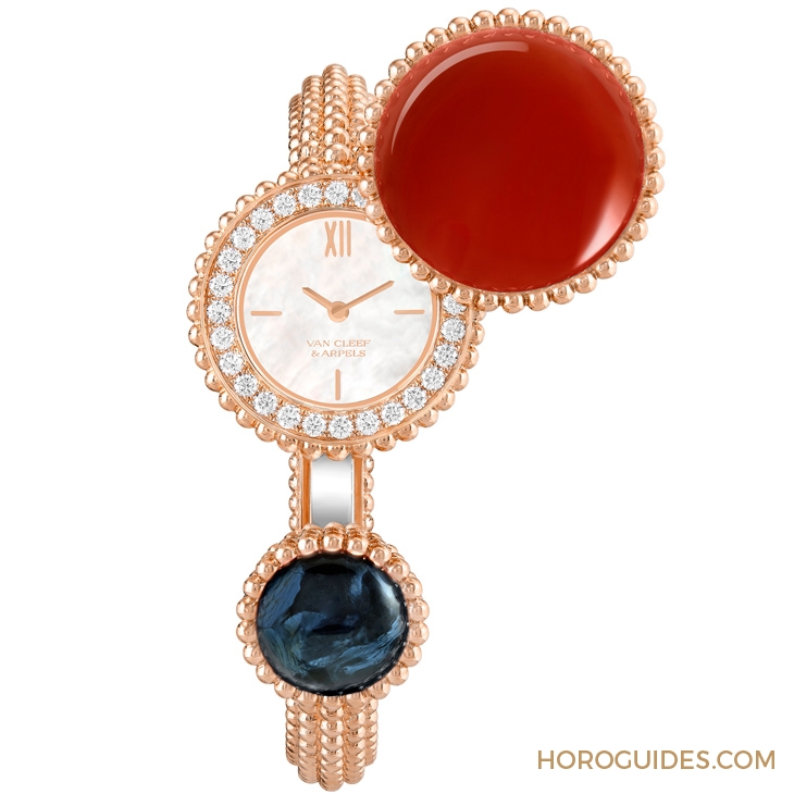 VAN CLEEF & ARPELS - PERLEE - VCARPBKK00 - 金質圓珠的流光溢彩，歡欣愉快的時光軌跡：梵克雅寶Perlée系列腕錶新作