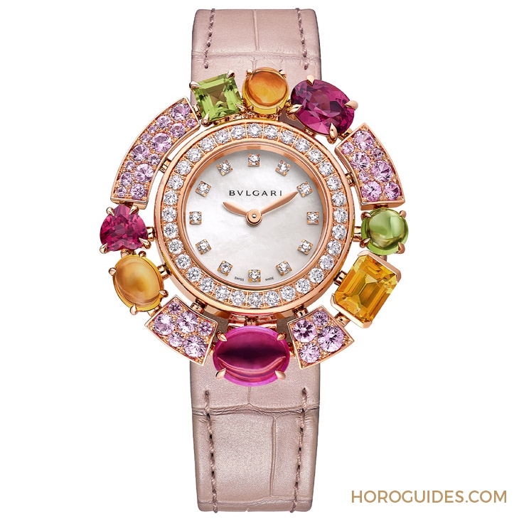 BVLGARI - DIVAS’ DREAM - 103713 - 蛋白石面盤、明亮繽紛,令人醉心的BVLGARI雞尾酒彩寶時計2022新作