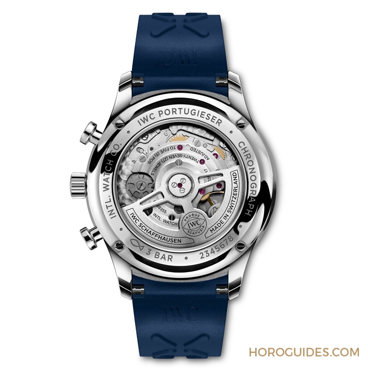 IWC - PORTUGIESER - IW500715 - IWC葡萄牙七日鍊、計時碼錶以藍白撞色熊貓面同步亮相