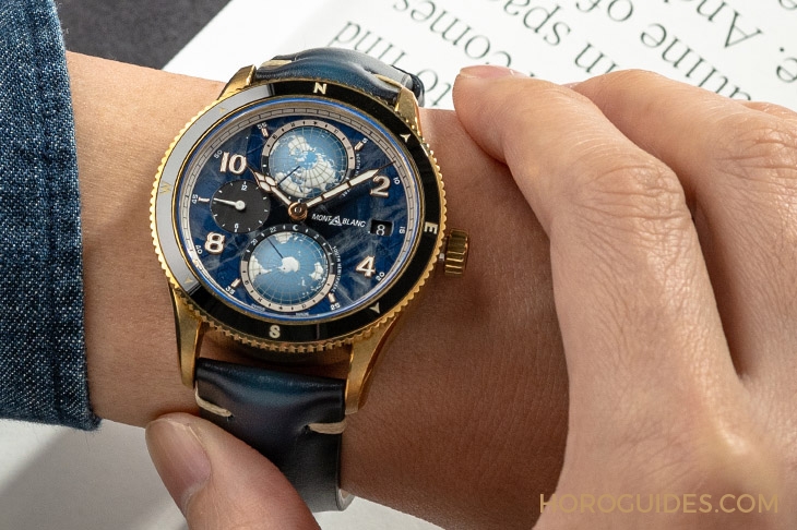 MONTBLANC - 1858 - 129415 - 零氧！耐用、精準、不起霧｜Montblanc 1858系列Geosphere世界時區零氧限量腕錶的極限探險魂