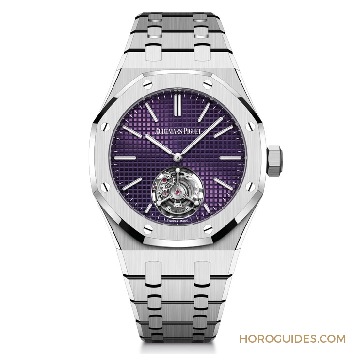 AUDEMARS PIGUET - ROYAL OAK - 26660ST.OO.1356ST.01 - 愛彼RD#3又更小了！37mm款以墨紫面盤初亮相