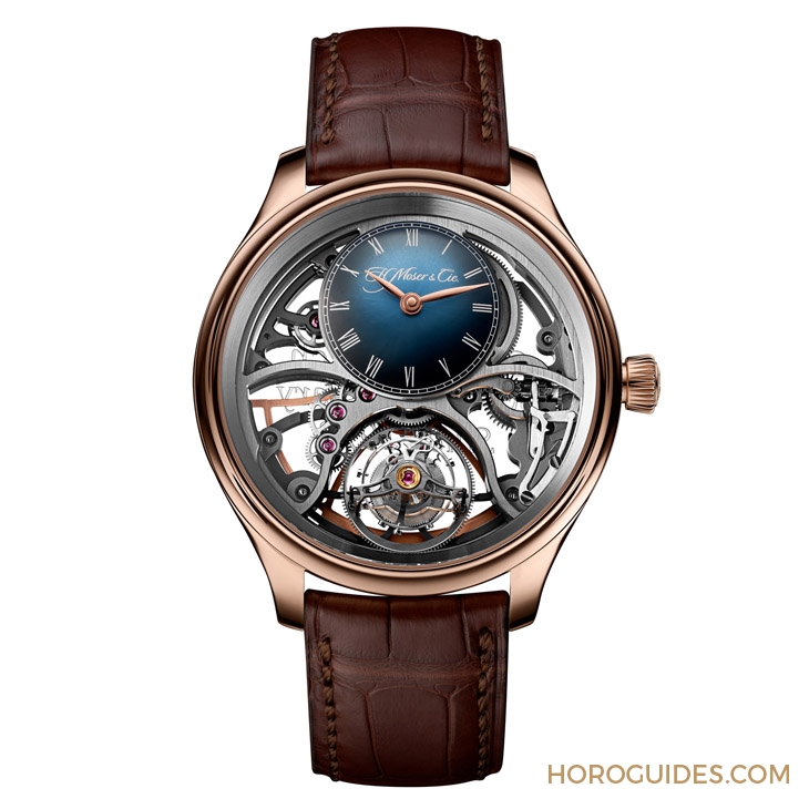 賀高登鐘錶50週年!H. Moser & Cie.勇創者圓柱陀飛輪鏤空紀念腕錶限量發行