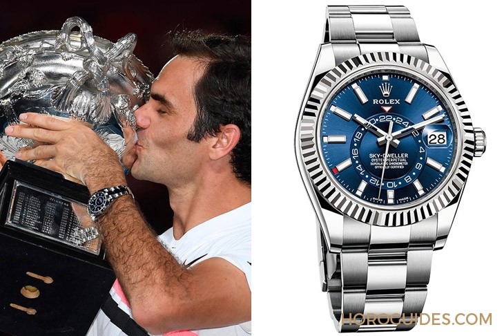 ROLEX - 回顧那些高光時刻,Roger Federer費德勒與Rolex偕伴20年