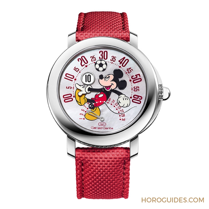 BVLGARI - Gérald Genta - 103786 - 米老鼠踢足球|BVLGARI Gerald Genta Arena雙逆跳米老鼠足球限量版腕錶
