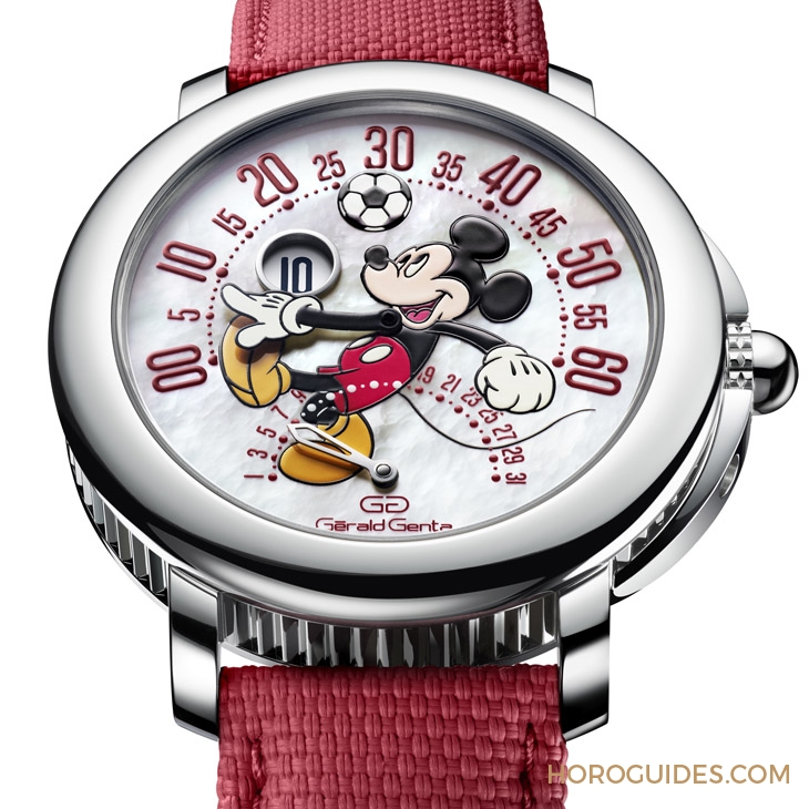BVLGARI - Gérald Genta - 103786 - 米老鼠踢足球|BVLGARI Gerald Genta Arena雙逆跳米老鼠足球限量版腕錶