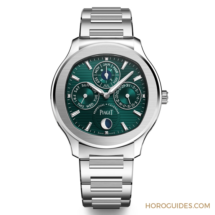 PIAGET - POLO - G0A48005 - 閃耀盛世風華的綠面｜Piaget Polo系列礦石綠超薄萬年曆自動腕錶