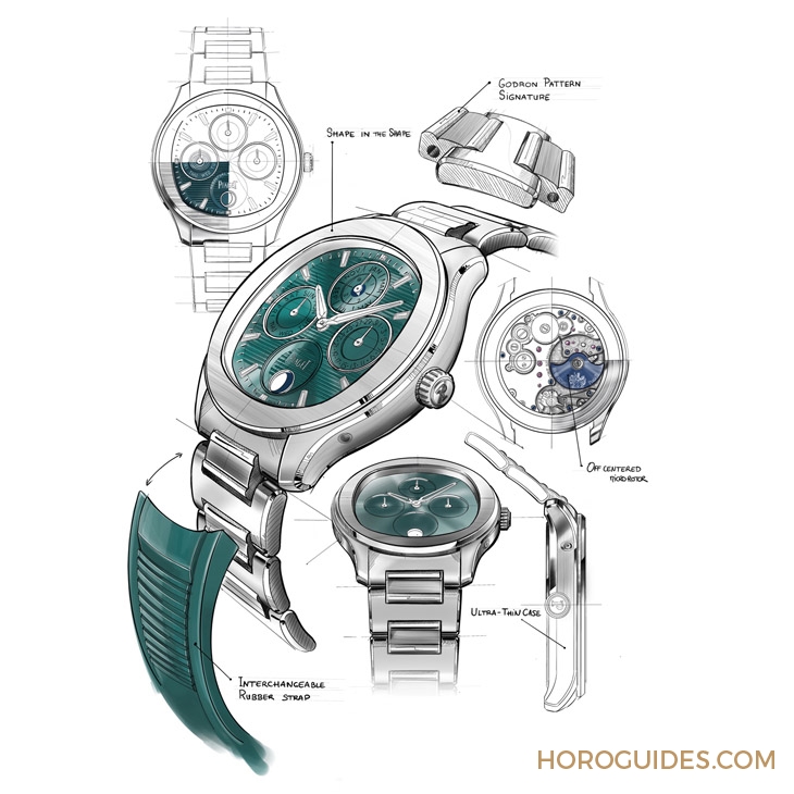 PIAGET - POLO - G0A48005 - 閃耀盛世風華的綠面｜Piaget Polo系列礦石綠超薄萬年曆自動腕錶