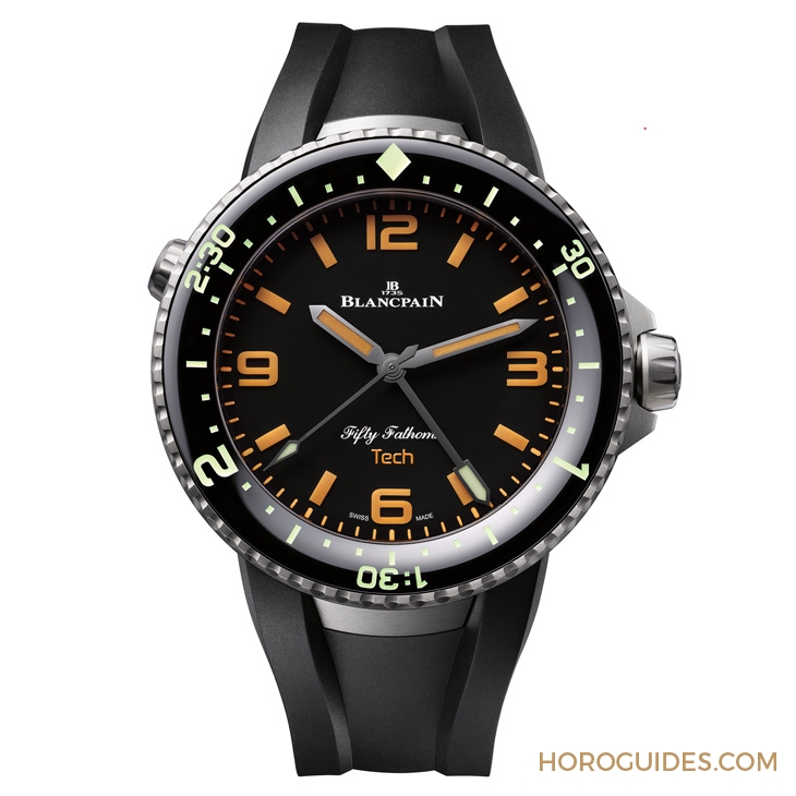 BLANCPAIN - FIFTY FATHOMS - 5019-12B30-64A - 五十噚70歲慶生第二發，為極限潛水而生！Blancpain五十噚系列全新型號Tech Gombessa腕錶誕生