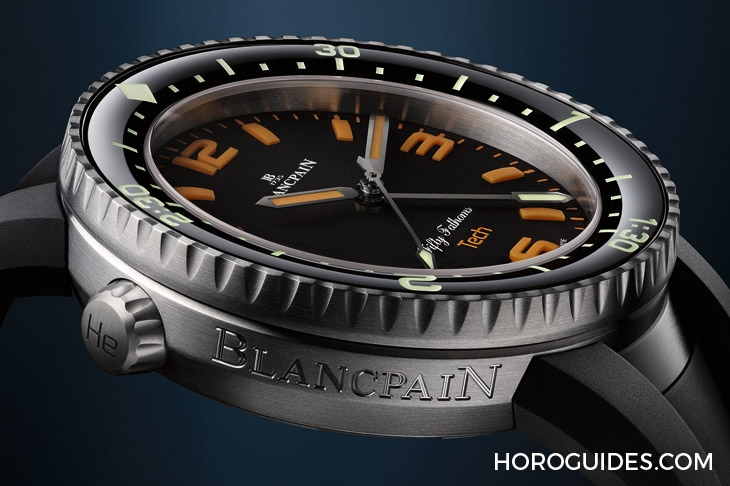 BLANCPAIN - FIFTY FATHOMS - 5019-12B30-64A - 五十噚70歲慶生第二發，為極限潛水而生！Blancpain五十噚系列全新型號Tech Gombessa腕錶誕生