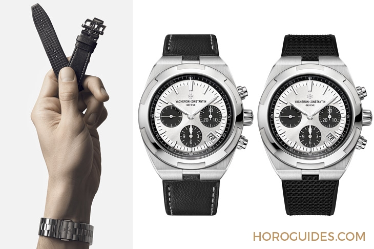 VACHERON CONSTANTIN - OVERSEAS - 5500V/110A-B686 - 黑白配,江詩丹頓Overseas計時熊貓面登場