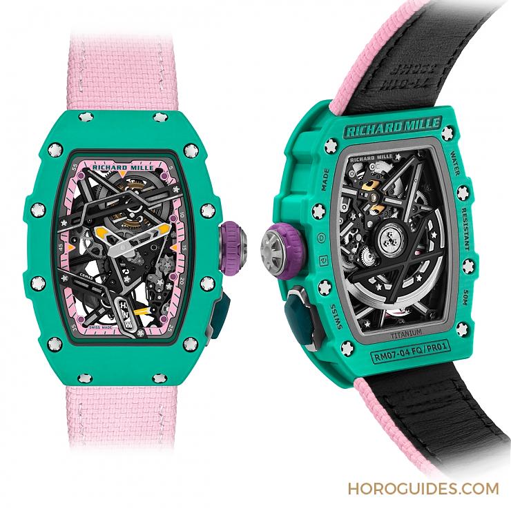 RICHARD MILLE - WOMEN - RM 07-04 - 精巧繽紛，輕透強悍｜RICHARD MILLE首款女性運動腕錶RM 07-04自動上鍊腕錶