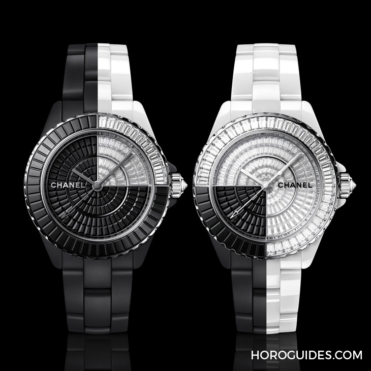 以黑白配的各種可能性,詮釋月蝕的模樣|CHANEL J12腕錶的黑白實驗